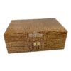 Davidoff Cuir Façon Croco Brun 01 br backup
