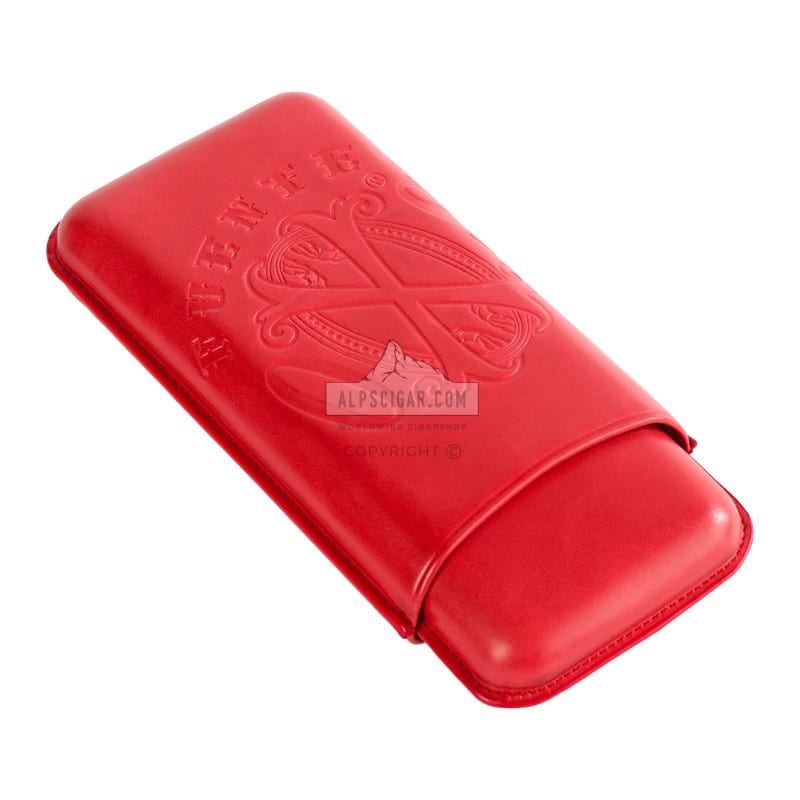 Fuente The Opusx Society Spanish NOBUK Leather Cigars Case EL Rojo br backup jpg