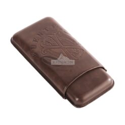 Fuente The Opusx Society Spanish NOBUK Leather Cigars Case Chocolate jpg