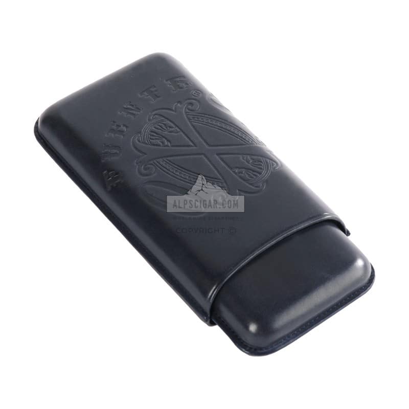 Fuente The Opusx Society Spanish NOBUK Leather Cigars Case Negro jpg