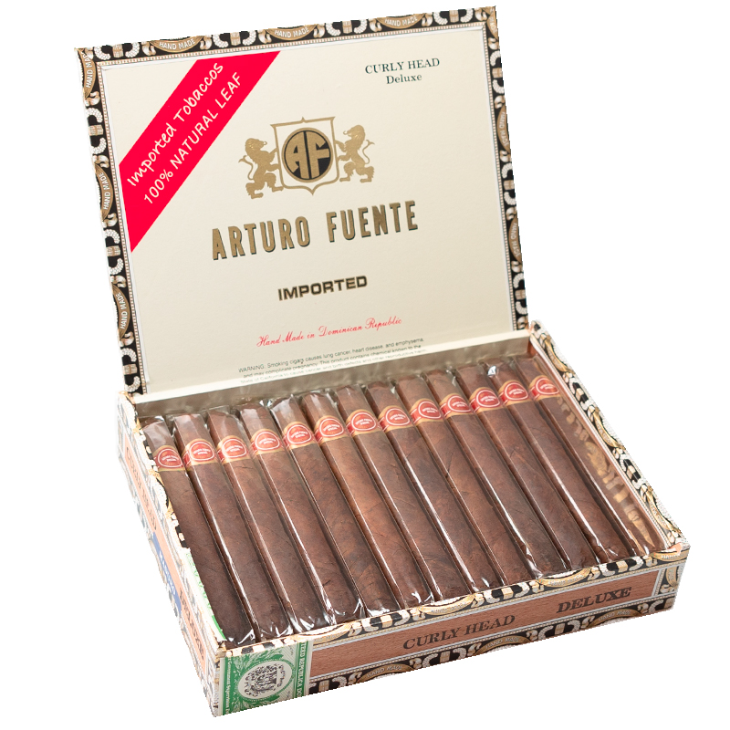 Arturo Fuente Curly Head DeLuxe Maduro br backup jpg