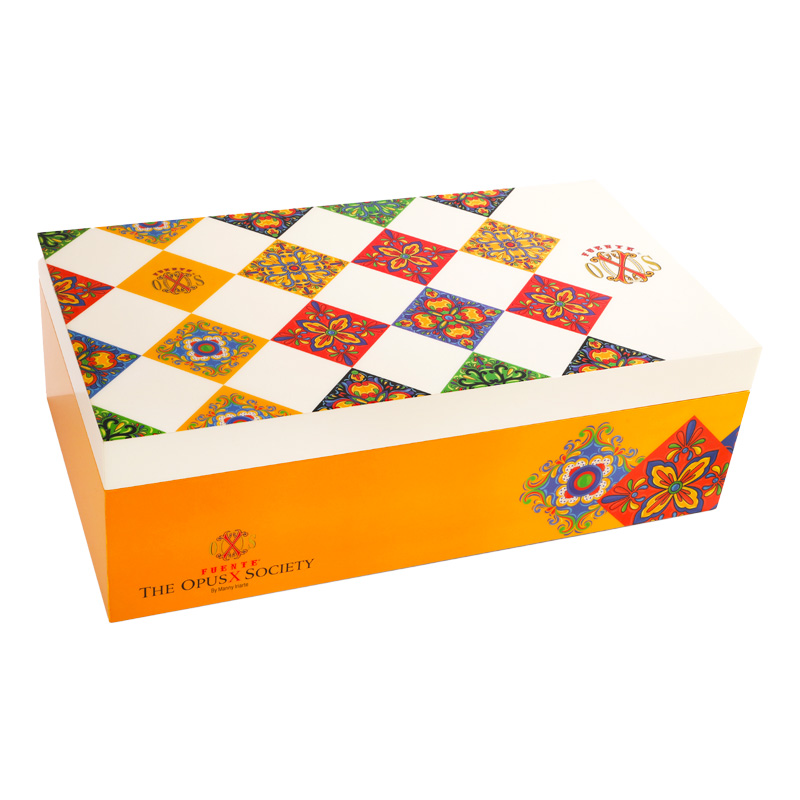 Humidor Fuente the OpusX Society Colonial Tiles - 150 cigares