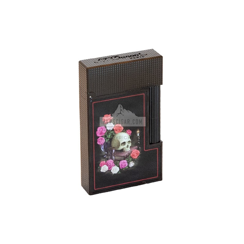 Briquet S.T. Dupont Ligne 2 Memento Mori Black