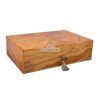 Humidor Elie Bleu Olive Wood - 110 cigares